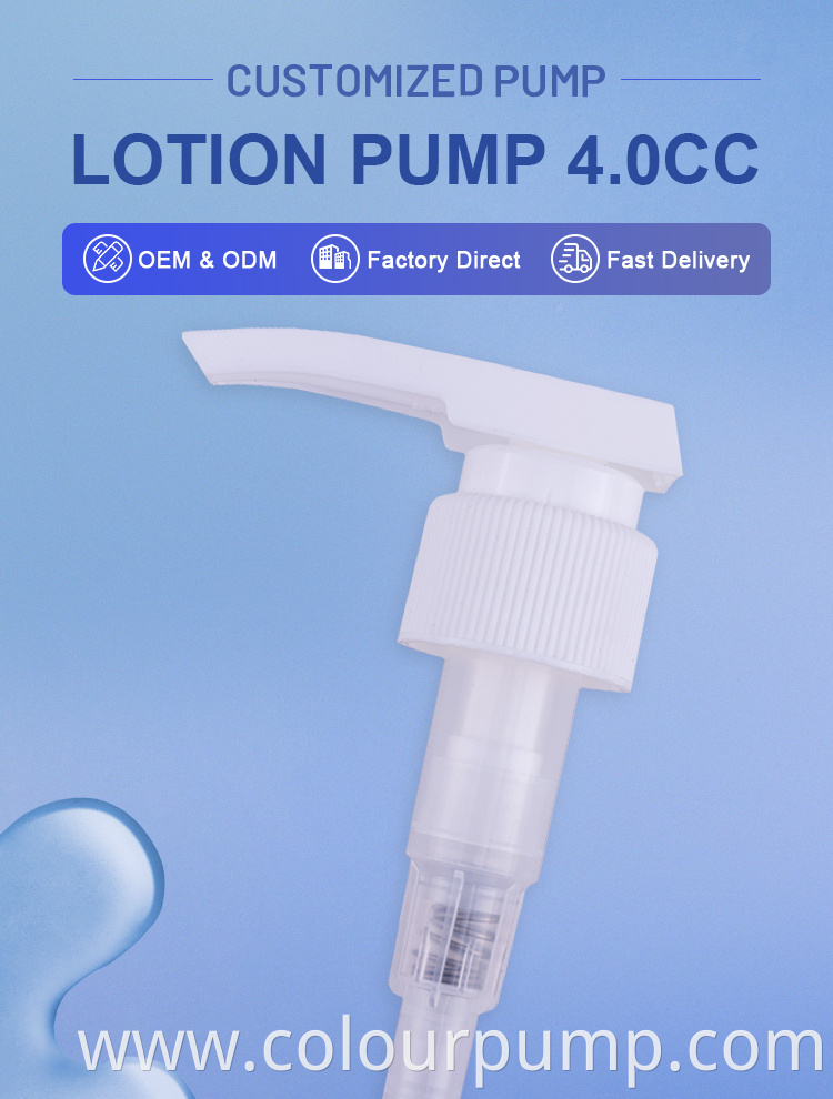 Factory Direct Sale Screw Plastic Bottle Airless Cosmetic Lotion Pump